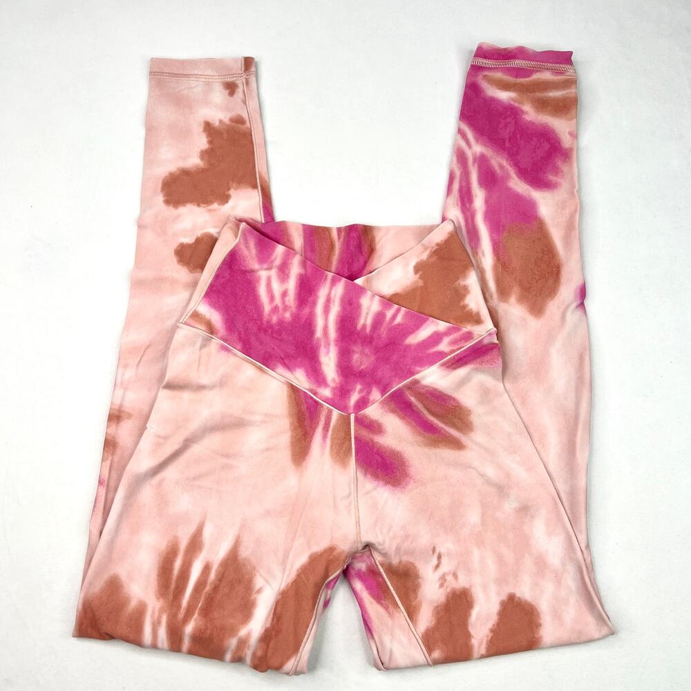 Offline by Aerie Real Me 7/8 Legging Pink Tie Dye Small